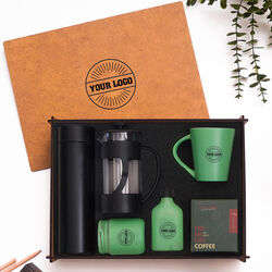 VIP - Ahşap Kutulu Kurumlara Özel Hediye Seti 3626-03