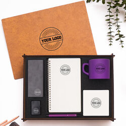 VIP - Ahşap Kutulu Kurumlara Özel Hediye Seti 3626-05