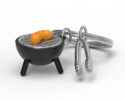 Metalmorphose - Barbekü Sosis Anahtarlık (1)