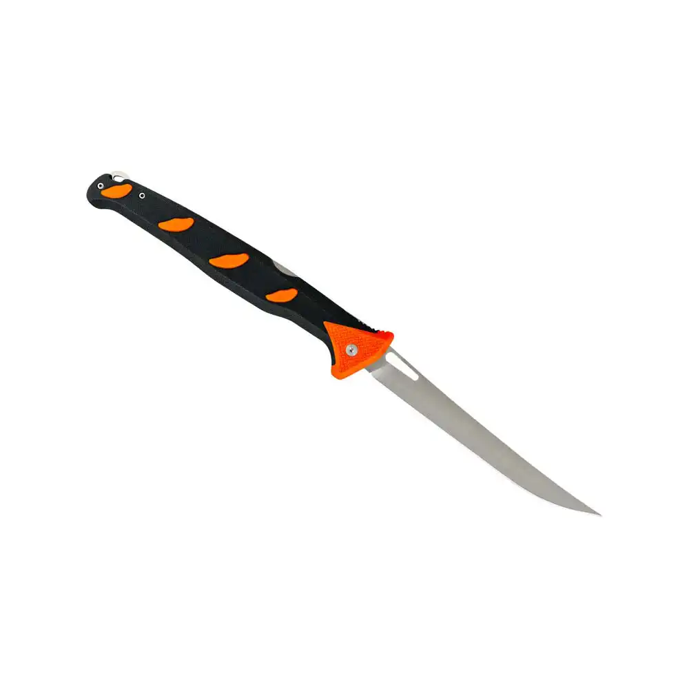 Buck 13277 148 Hookset Fileto Bıçağı, Turuncu-Gri - Thumbnail