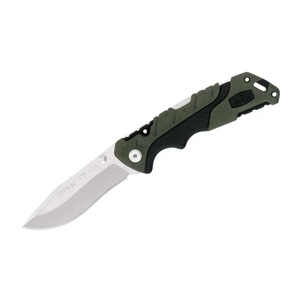 Buck 659 Folding Pursuit Çakı, Yeşil-siyah