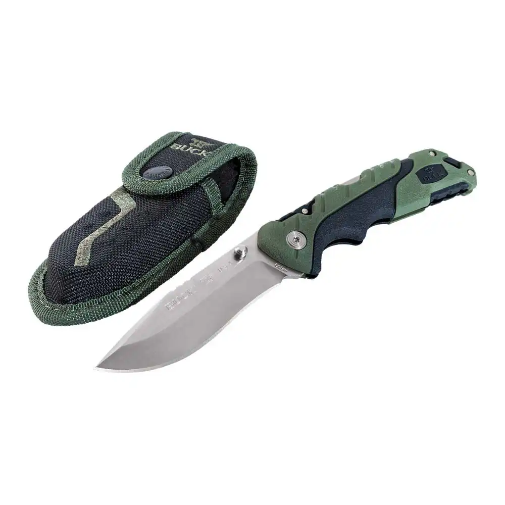 BUCK KNIFE - Buck 659 Folding Pursuit Çakı, Yeşil-Siyah (1)