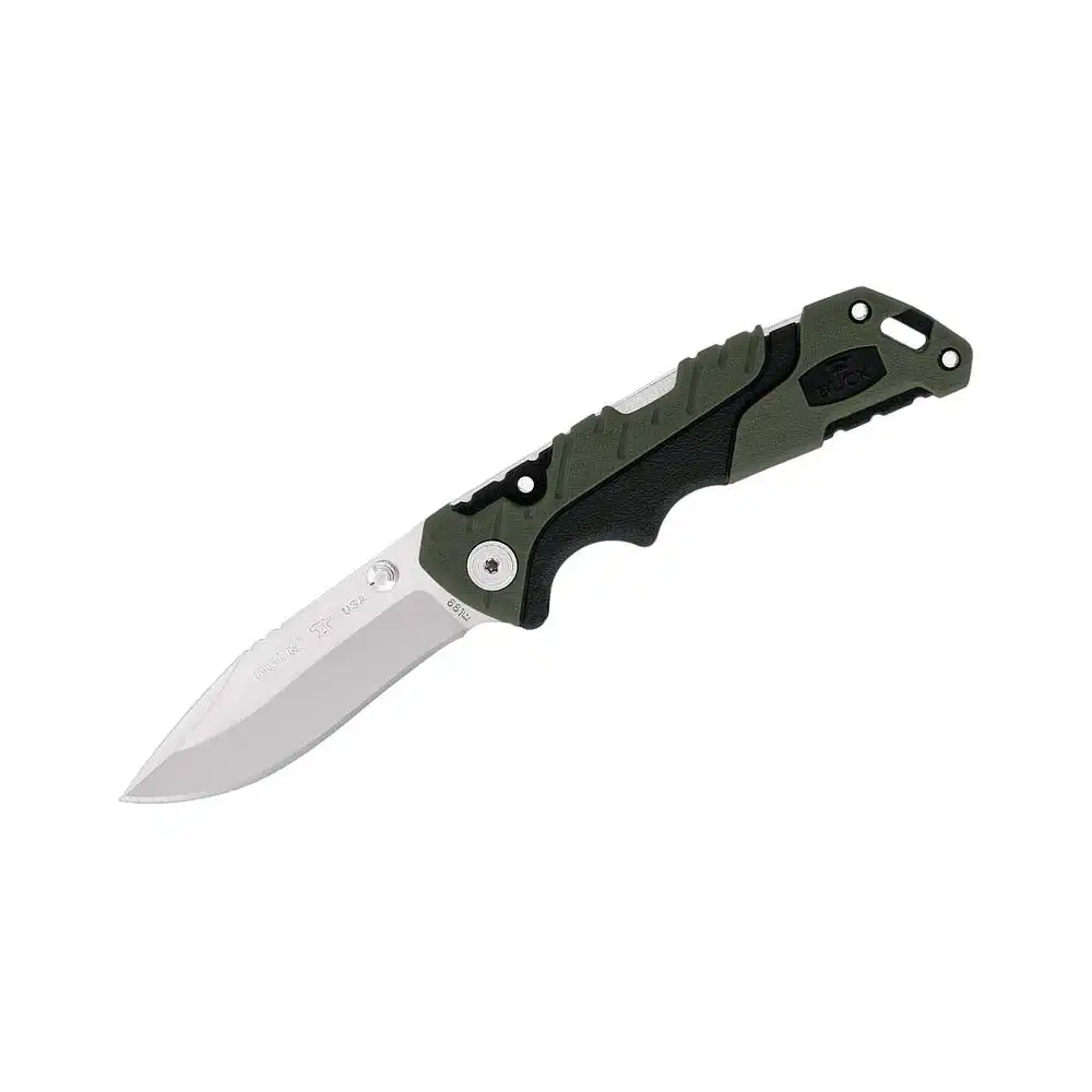 BUCK KNIFE - Buck 661 Pursuit Çakı, Siyah-Yeşil, Blisterli