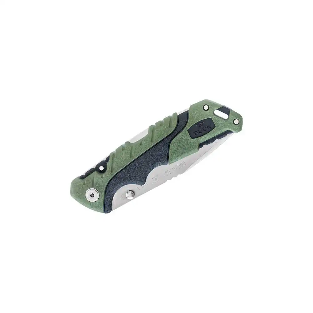 BUCK KNIFE - Buck 661 Pursuit Çakı, Siyah-Yeşil, Blisterli (1)