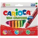 CARIOCA - CARİOCA WAX MAXI YIKANABİLİR PASTEL BOYA KALEMİ 12 RENK