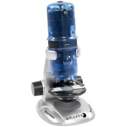 CELESTRON - Celestron Amoeba Çift Amaçlı Dijital Mikroskop Mavi (44325)