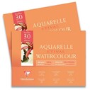  - CLAIREFONTAINE ETİVAL DOKULU COLD PRESS 18x24cm 300gr UZUN KENARI YAPIŞKANLI 30yp