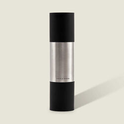 Cole & Mason - Cole & Mason Clevedon Siyah-Çelik Tuz ve Karabiber 2si 1 Arada Değirmen