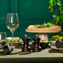 Cole & Mason - Cole & Mason Hoxton Çikolata Renkli Tuz ve Biber Değirmenleri 104mm (1)