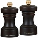 COLE & MASON - Cole & Mason H233056 Hoxton Çikolata Renkli Tuz ve Biber Değirmenleri 104mm