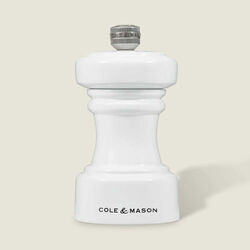 Cole & Mason - Cole & Mason Hoxton Parlak Beyaz Biber Değirmeni 104mm