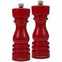 COLE & MASON - Cole & Mason H233101 London Parlak Kırmızı Tuz ve Biber Değirmenleri 180mm