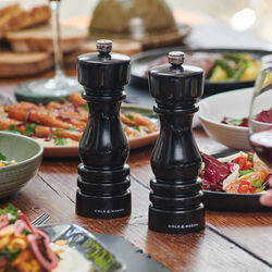 COLE & MASON - Cole & Mason H233098 London Parlak Siyah Tuz ve Biber Değirmenleri 180mm (1)