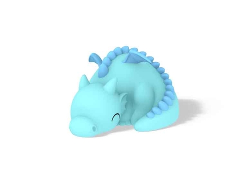 Dhink Silikon Gece Lambası Dragon Mavi