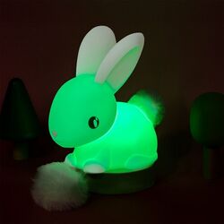 Dhink - Dhink Silikon Şarjlı Gece Lambası Bunny Cotton DHINK444-21 (1)