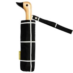 Original Duckhead - Original Duckhead Kompakt Şemsiye Black Grid CP005