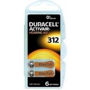 DURACELL - Duracell 312 Numara Düğme Kulaklık Pili İşitme Cihazı İçin 6'lı Paket