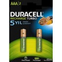 DURACELL - DURACELL 850 MAH ŞARJ EDİLEBİLİR AAA İNCE KALEM PİL 2'Lİ KARTELA