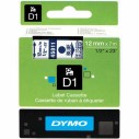 DYMO - DYMO 45011 D1 YEDEK ŞERİT 12mmx7mt ŞEFFAF-MAVİ