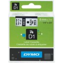 DYMO - DYMO 43613 D1 YEDEK ŞERİT 6mmx7mt BEYAZ-SİYAH