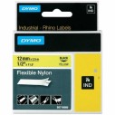 DYMO - DYMO 18490 RHİNOPRO ESNEK NAYLON ŞERİT (12mmx3,5mt) SARI-SİYAH