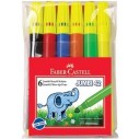 FABER-CASTELL - FABER (6 RENK) JUMBI 42 KEÇELİ KALEM