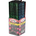 FATİH - FATİH HEARTS SİYAH LATA SİLGİLİ KURŞUN KALEM 72 ADET