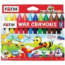 FATİH - FATİH WAX CRAYON MUM BOYA KALEMİ 12 RENK JUMBO
