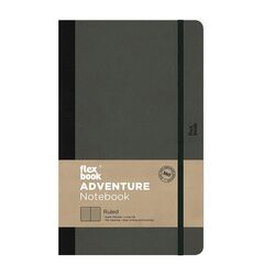 FLEXBOOK - Flex Book 68 Özel Seri Adventure Esnek Notebook 13X21 Off-Black Çizgili 192 Sayfa 85Gr