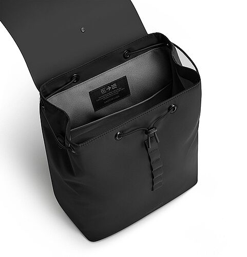 Gaston Luga Dash Bucket Laptop Bölmeli Sırt Çantası Siyah 11"/13" DSHBBP13BLKR - 4