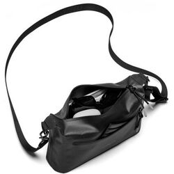 Gaston Luga - Gaston Luga Lightweight DuoSeal Crossbody Omuz Çantası-Siyah LWDSCBBK