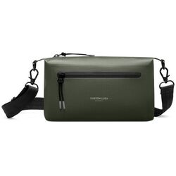 Gaston Luga - Gaston Luga Lightweight DuoSeal Crossbody Omuz Çantası-Olive LWDSCBOL
