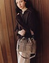Gaston Luga Splash Bucket Crossbody Çanta - Kahverengi SPBCBWEDBR - Thumbnail