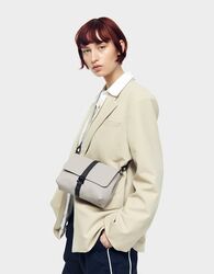 Gaston Luga - Gaston Luga Splash Crossbody Çanta - Gri CB104 (1)