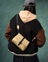 Gaston Luga Splash Crossbody Çanta- Latte SPCBLT - Thumbnail