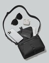 Gaston Luga Spläsh Crossbody Bag-Siyah CB100 - Thumbnail