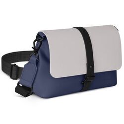 Gaston Luga - Gaston Luga Spläsh Crossbody Bag-Dark Blue/Taupe SPCBBT