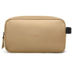 Gaston Luga - Gaston Luga Spläsh Toiletry Double Zipped Bag-Latte SPDZTLLT