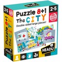 HEADU - HEADU PUZZLE 8+1 CITY (2-5 YAŞ)
