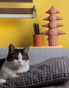 Kayigo Lavender Kalemlik & Notluk - Kırmızı Pötikareli Çam KYG-XLTRE70 - Thumbnail