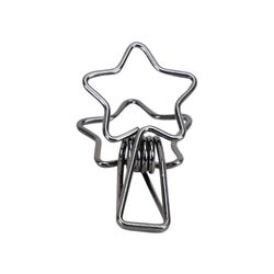 KAYIGO - Kayigo Tiny Paslanmaz Çelik Yıldız Klips Altılı - Siyah