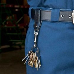 Key-Bak - Key-Bak 0306-139 Bolt Snap Deri Kemer Kayışlı Anahtarlık Halkası (1)