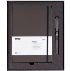 LAMY - LAMY SAFARİ DOLMA KALEM (M UÇ) VE A5 DEFTER SETİ (MAT SİYAH)