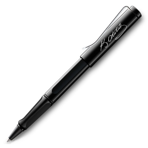 LAMY SAFARİ ROLLER KALEM ATATÜRK İMZALI SİYAH