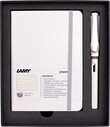 LAMY - LAMY YUMUŞAK KAPAK A6 DEFTER VE DOLMA KALEM (BEYAZ) SETİ 