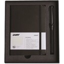 LAMY - LAMY YUMUŞAK KAPAK A6 DEFTER VE ROLLER KALEM (MAT SİYAH) SETİ 