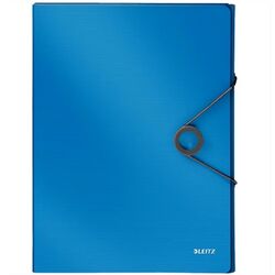 LEITZ - LEITZ 4568 KALIN LASTİKLİ DOSYA MAVİ - 2 ADET