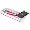 LEITZ - LEITZ 5365 WOW ŞARJLI MASAÜSTÜ DÜZENLEYİCİ METALİK PEMBE
