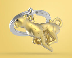 Metalmorphose - Leopar Anahtarlık (1)