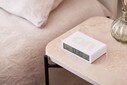 Lexon Flip Klasik Şarj Edilebilir Alarm Saat Beyaz LR157W9 - Thumbnail